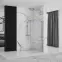 Zuhanyfal Walk-in Aero ˝N˝ Rea K3021 110x195 króm,3
