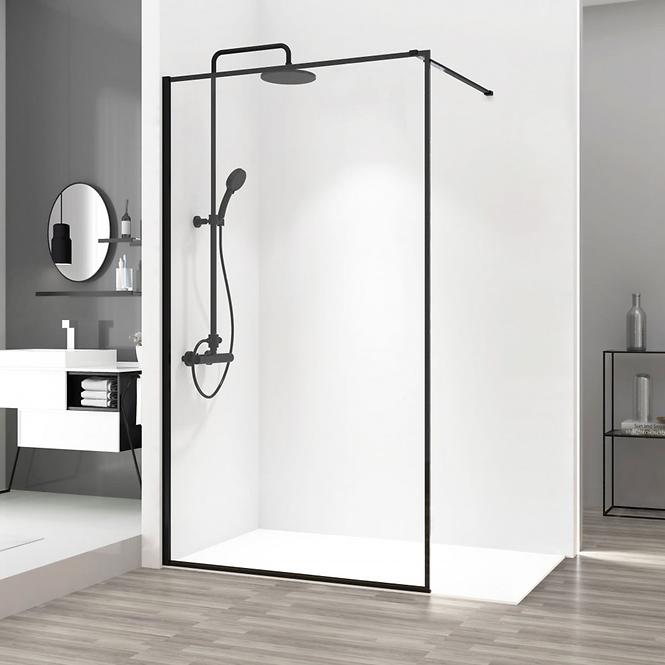 Zuhanyfal Walk-in Bler Rea K7631 120x195 black