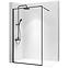 Zuhanyfal Walk-in Bler Rea K7638 90x195 black