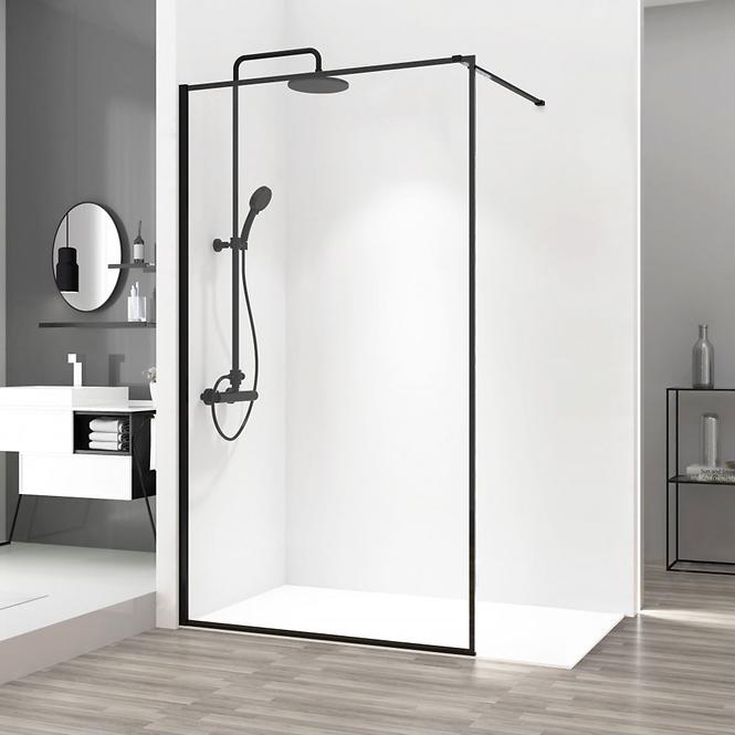 Zuhanyfal Walk-in Bler Rea K7638 90x195 black
