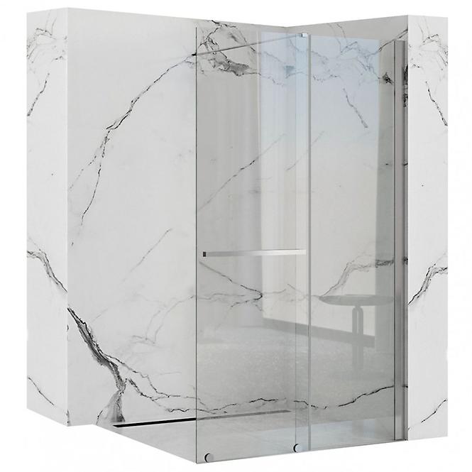 Zuhanyfal Walk-in Cortis Rea K7210 100x200 króm