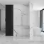 Zuhanyfal Walk-in Cortis Rea K7210 100x200 króm,6