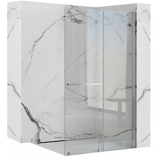 Zuhanyfal Walk-in Cortis Rea K7211 120x200 króm