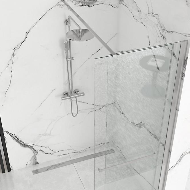 Zuhanyfal Walk-in Cortis Rea K7211 120x200 króm