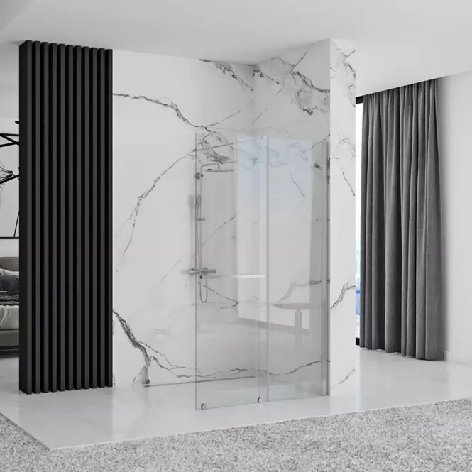Zuhanyfal Walk-in Cortis Rea K7211 120x200 króm