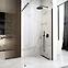 Zuhanyfal Walk-in Aero Rea K6596 100x195 black,4