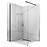 Zuhanyfal Walk-in Aero Rea K6599 120x195 black