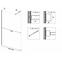 Zuhanyfal Walk-in Aero Rea K6599 120x195 black,2