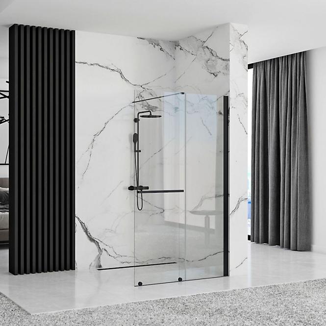 Zuhanyfal Walk-in Cortis Rea K8880 120x200 black