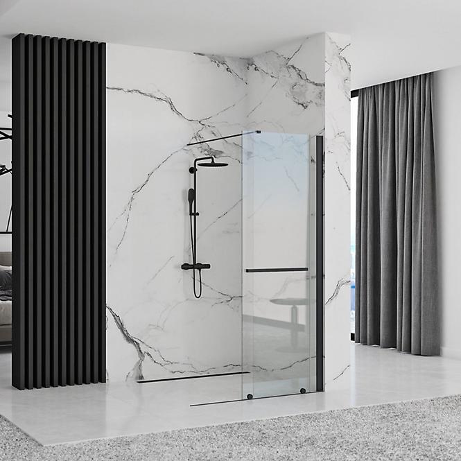 Zuhanyfal Walk-in Cortis Rea K8880 120x200 black