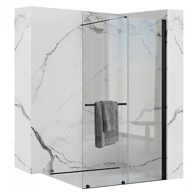 Zuhanyfal Walk-in Cortis Rea K7740 100x200 black