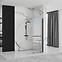Zuhanyfal Walk-in Cortis Rea K7740 100x200 black,6