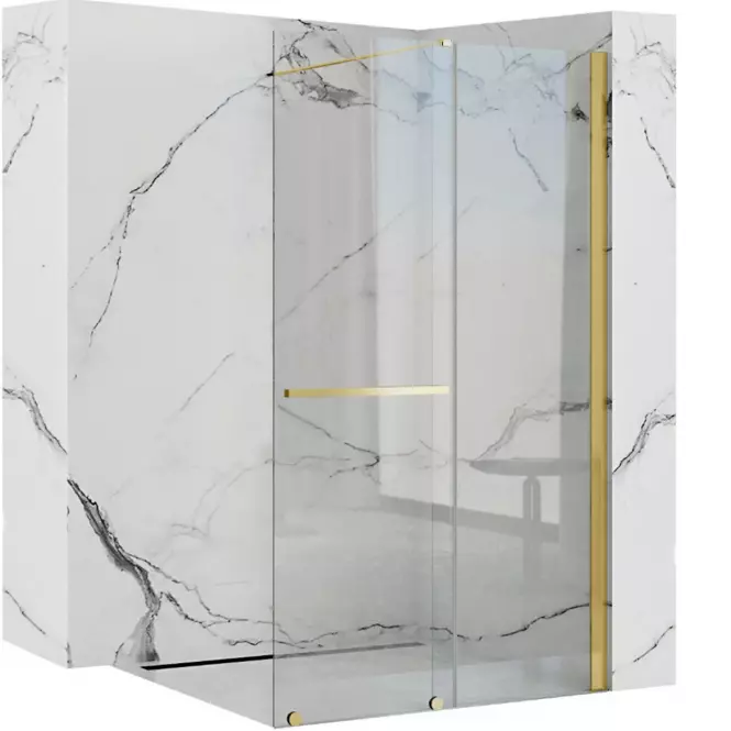 Zuhanyfal Walk-in Cortis Rea K8484 100x200 gold