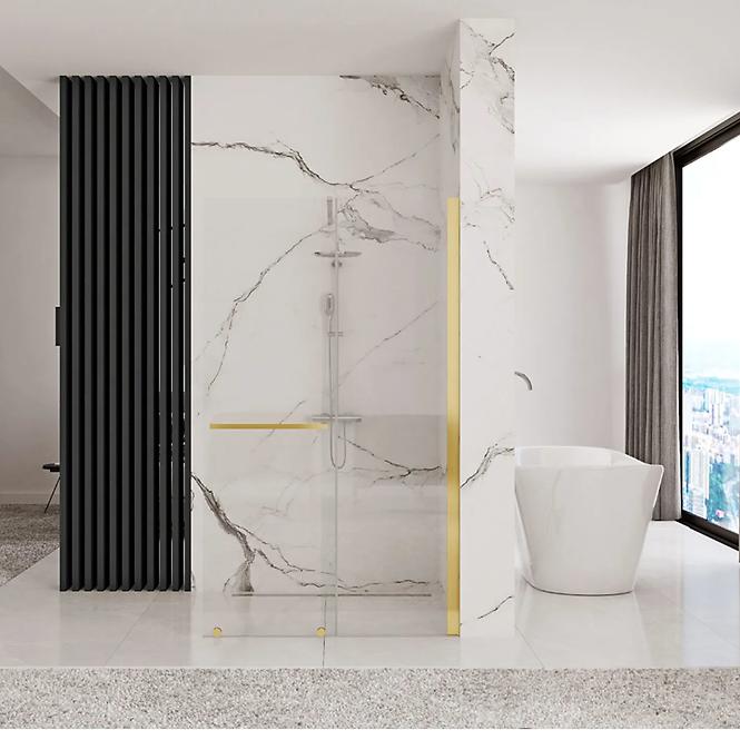 Zuhanyfal Walk-in Cortis Rea K8484 100x200 gold