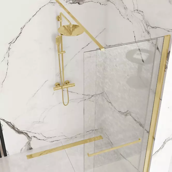 Zuhanyfal Walk-in Cortis Rea K8485 120x200 gold