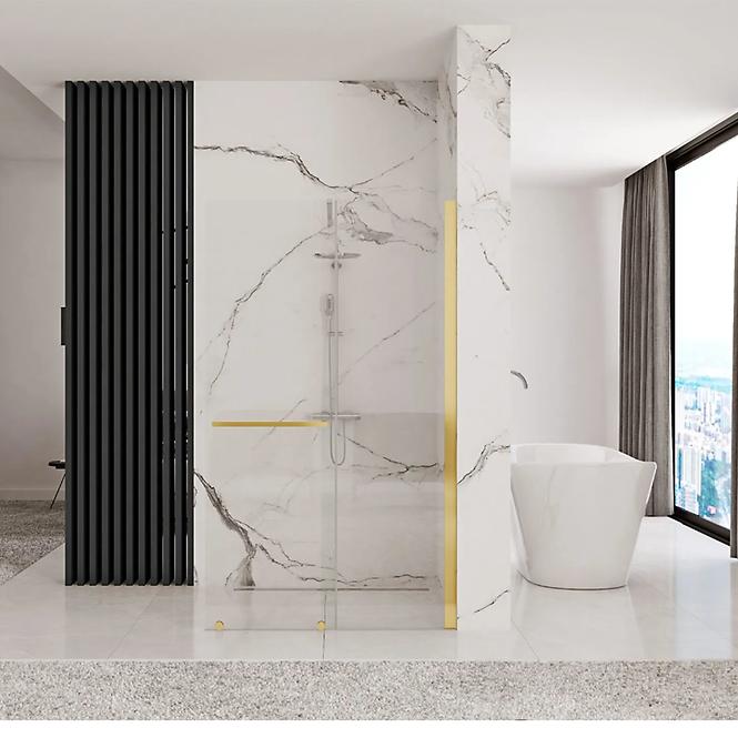 Zuhanyfal Walk-in Cortis Rea K8485 120x200 gold