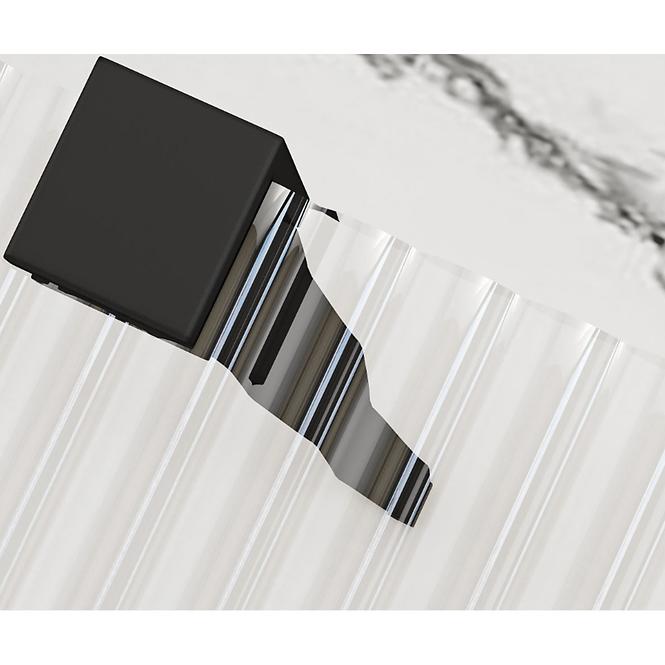 Zuhanyfal Walk-in Aero Intimo Rea K4122 120x200 black