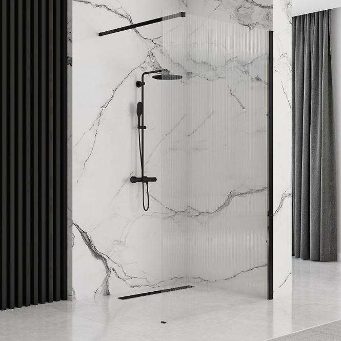 Zuhanyfal Walk-in Aero Intimo Rea K4122 120x200 black