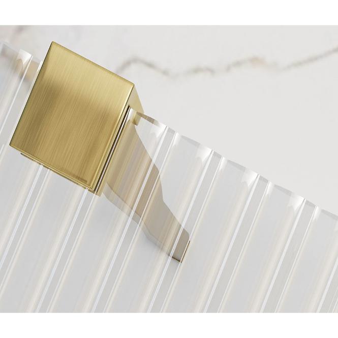 Zuhanyfal Walk-in Aero Intimo Rea K4127 120x200 gold brush