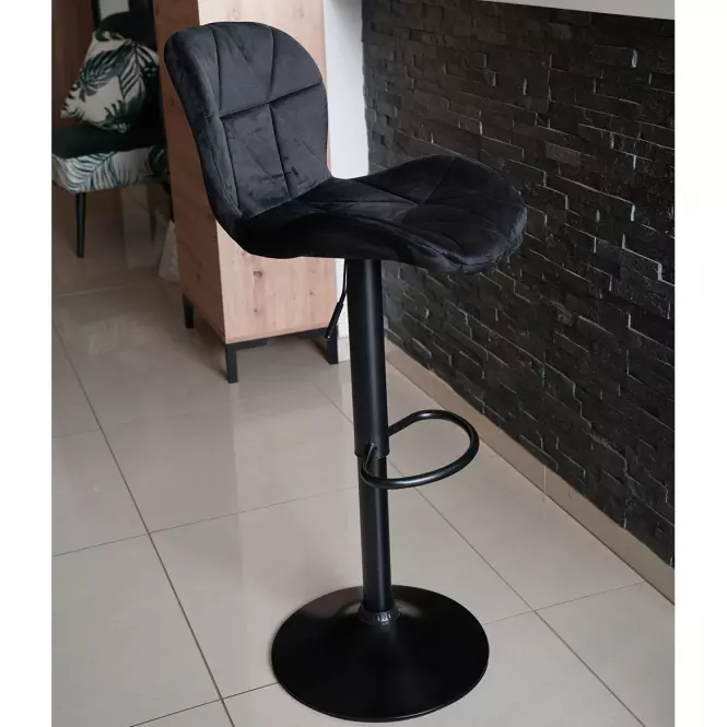 Bárszék Zoya fekate velúr