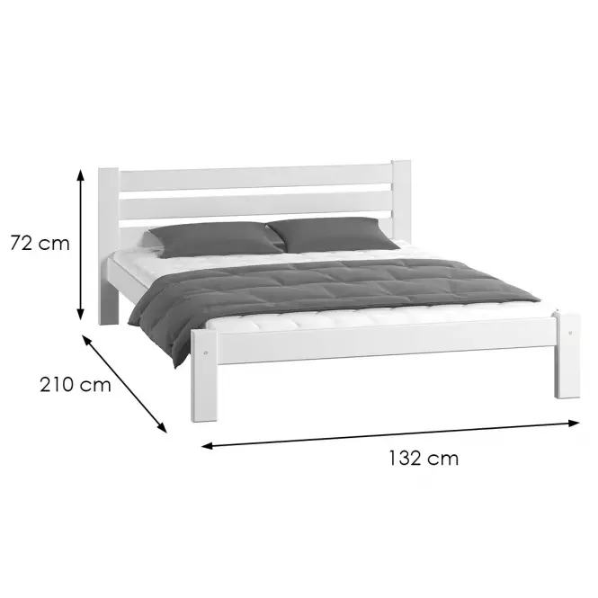 Ágy  Adek 120 fehér