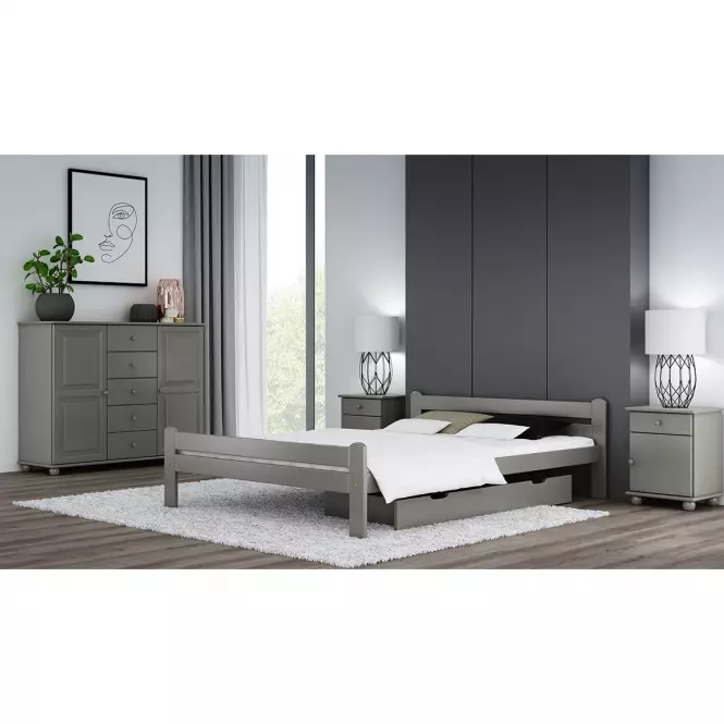 Ágy  dorota 180 szürke,4