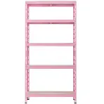 Fém állvány RNDU30-5 rózsaszín 180x90x30cm - 5 polc/175kg