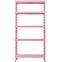 Fém állvány RNDU30-5 rózsaszín 180x90x30cm - 5 polc/175kg