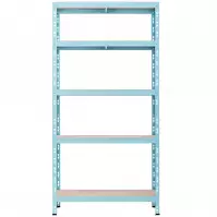 Fém állvány RNDU30-5 kék 180x90x30cm -5 polc/175kg