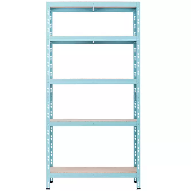 Fém állvány RNDU30-5 kék 180x90x30cm -5 polc/175kg