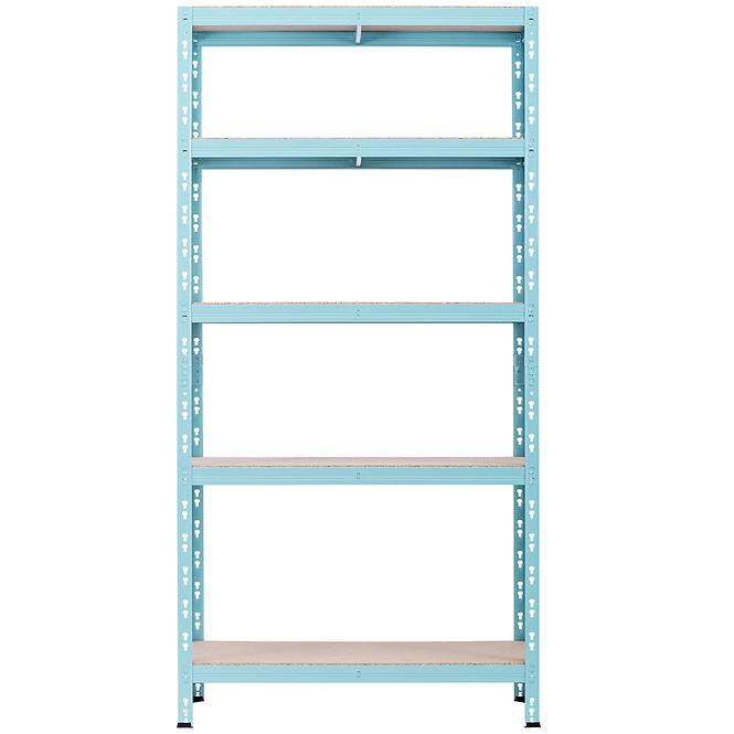 Fém állvány RNDU30-5 kék 180x90x30cm -5 polc/175kg