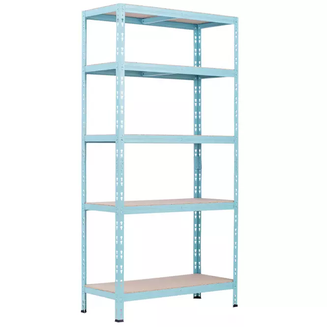Fém állvány RNDU30-5 kék 180x90x30cm -5 polc/175kg