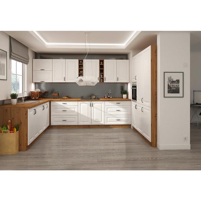 Konyhaszekrény Stilo fehér mat/artisan 40DK-210 2F
