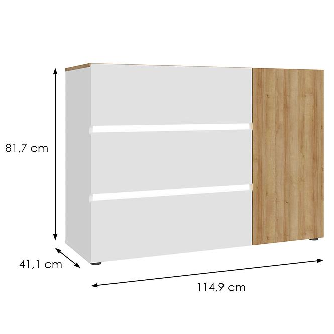 Komód Whiteheaven LNBK222B-M216