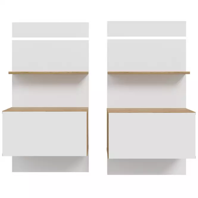 Éjjeliszekrény Whiteheaven LNBK211STB-M604 2 db,2