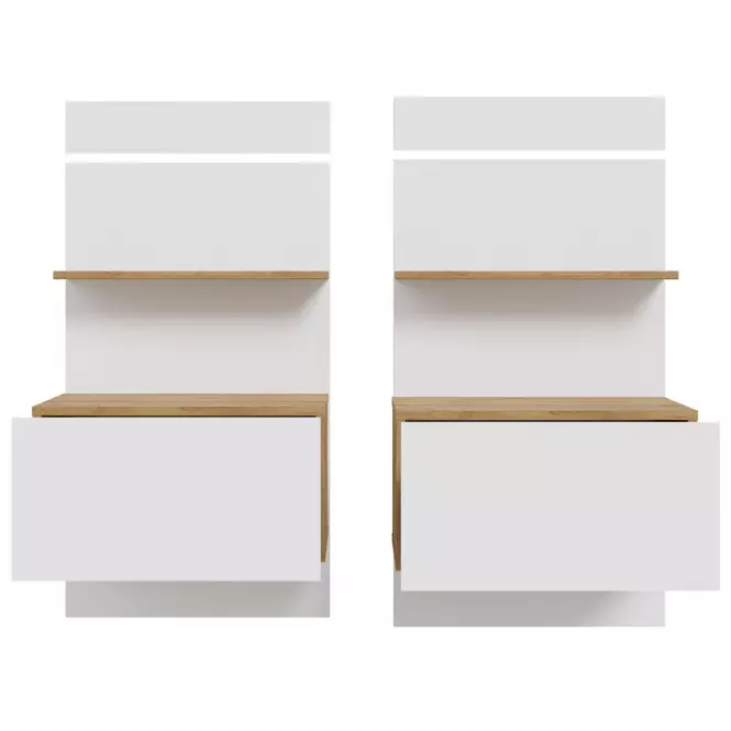 Éjjeliszekrény Whiteheaven LNBK211STB-M604 2 db,3