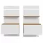 Éjjeliszekrény Whiteheaven LNBK211STB-M604 2 db,3