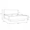Ágy Whiteheaven 160x200 LNBL4162-D85,6