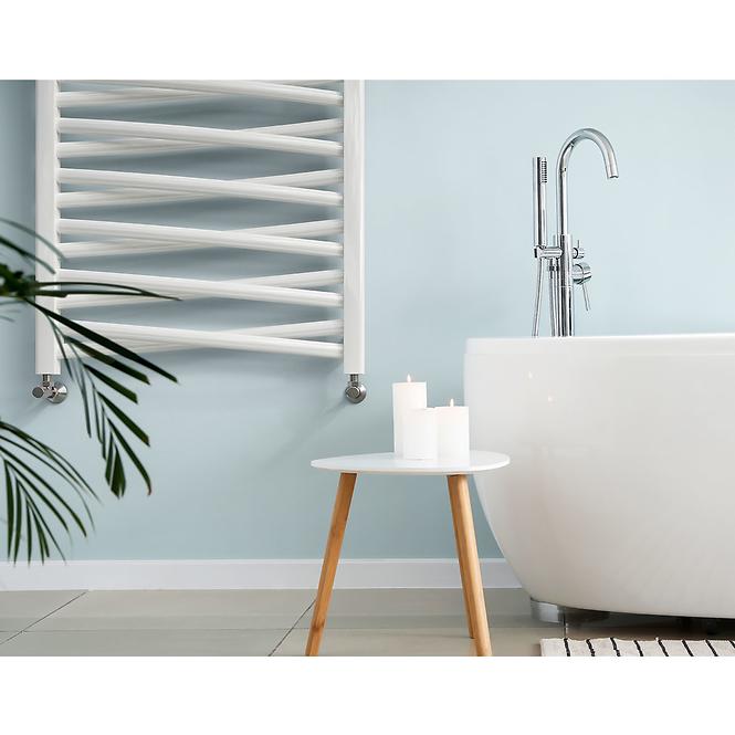 Fürdőszoba radiátor Łezka 3D Ł3DX 28/40 fehér 1580x440