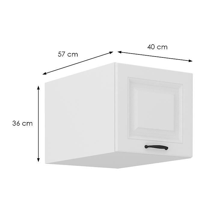 Konyhaszekrény Stilo fehér matt/fehér 40 Nagu-36 1F