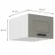 Konyhaszekrény Luna claygrey/fehér 50 Nagu-36 1F,2