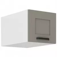 Konyhaszekrény Luna claygrey/fehér 40 Nagu-36 1F