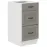 Konyhaszekrény Stilo claygrey/fehér 40D 3S BB