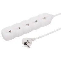 Hosszabbító kábel 5G zásuvky 3x1 z/u 3m 34530 fehér