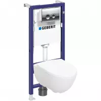 Wc készlet Light Oval Delta 25 króm B/K WO