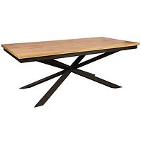 Asztal St-33 140x80+40 tölgy wotan/fekete