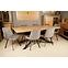 Asztal St-33 160x90+2x40 tölgy wotan/fekete,4