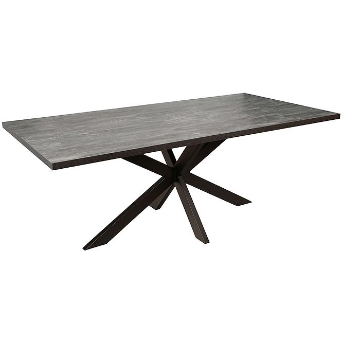 Asztal St-40 160x90 konkrét sötét