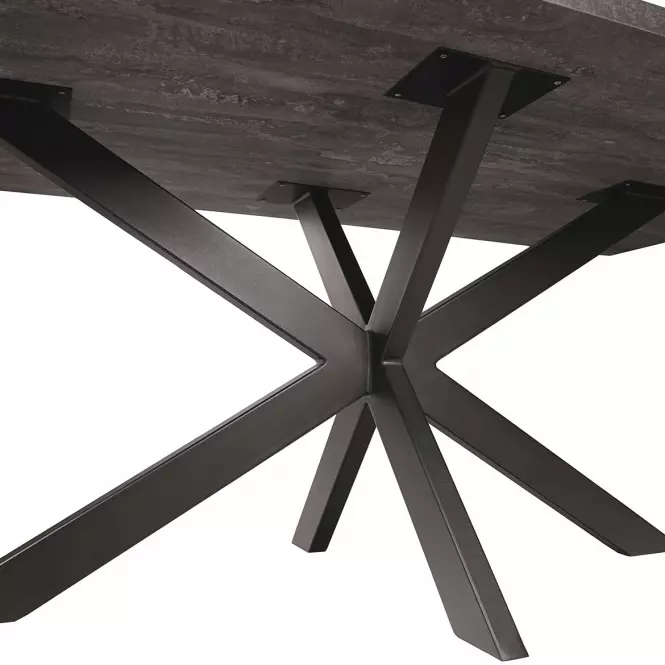 Asztal St-40 160x90 konkrét sötét,3