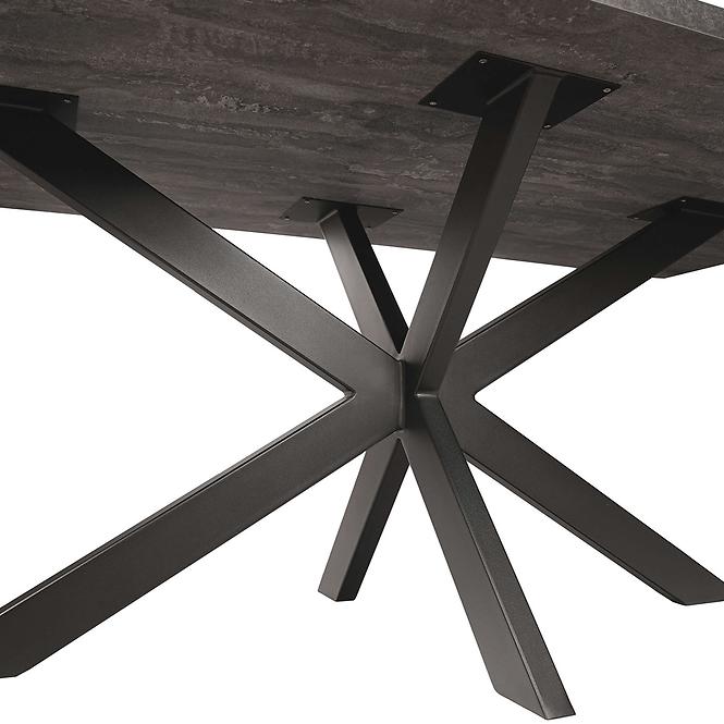 Asztal St-40 160x90 konkrét sötét,3